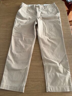 LOFT Slim Chino Pants in Tan